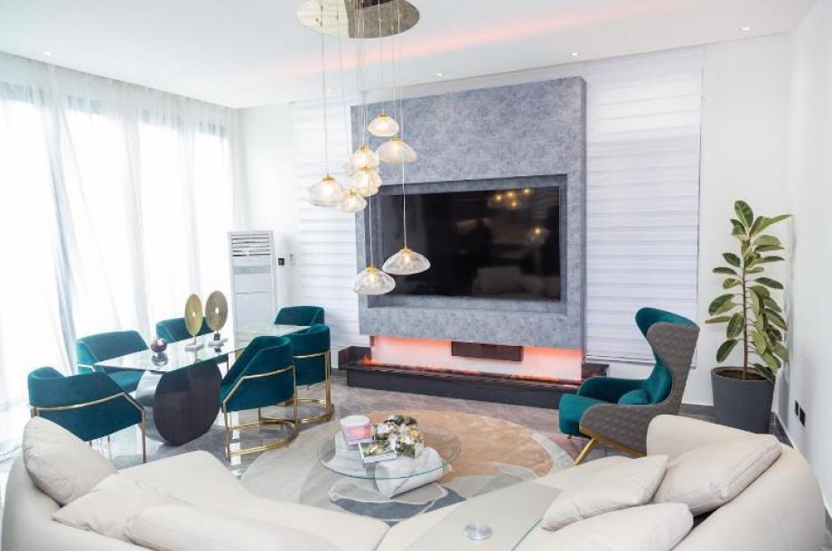 4 bedroom townhouse fully furnished self compound at cantoment-6