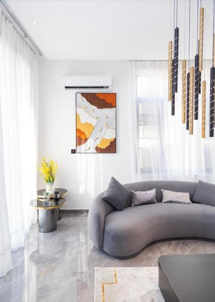 4 bedroom townhouse fully furnished self compound at cantoment-7