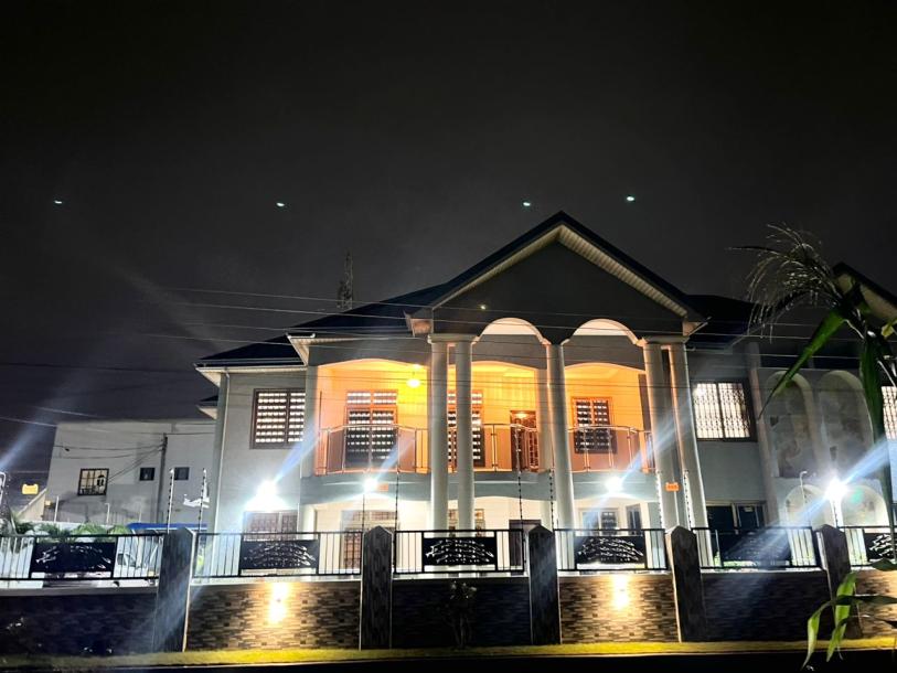 NEWLY BUILT EXECUTIVE 6 BEDROOM HOUSE FULLY FURNISHED FOR RENT AT EAST LEGON ADJIRINGANOR-1